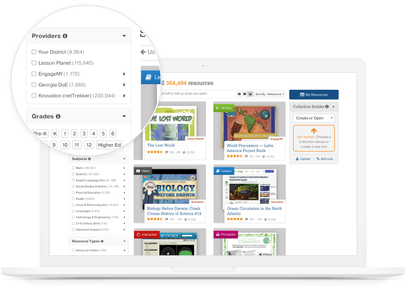 Learning Explorer Curriculum Management