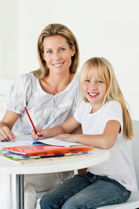 cleaning house and homeschooling